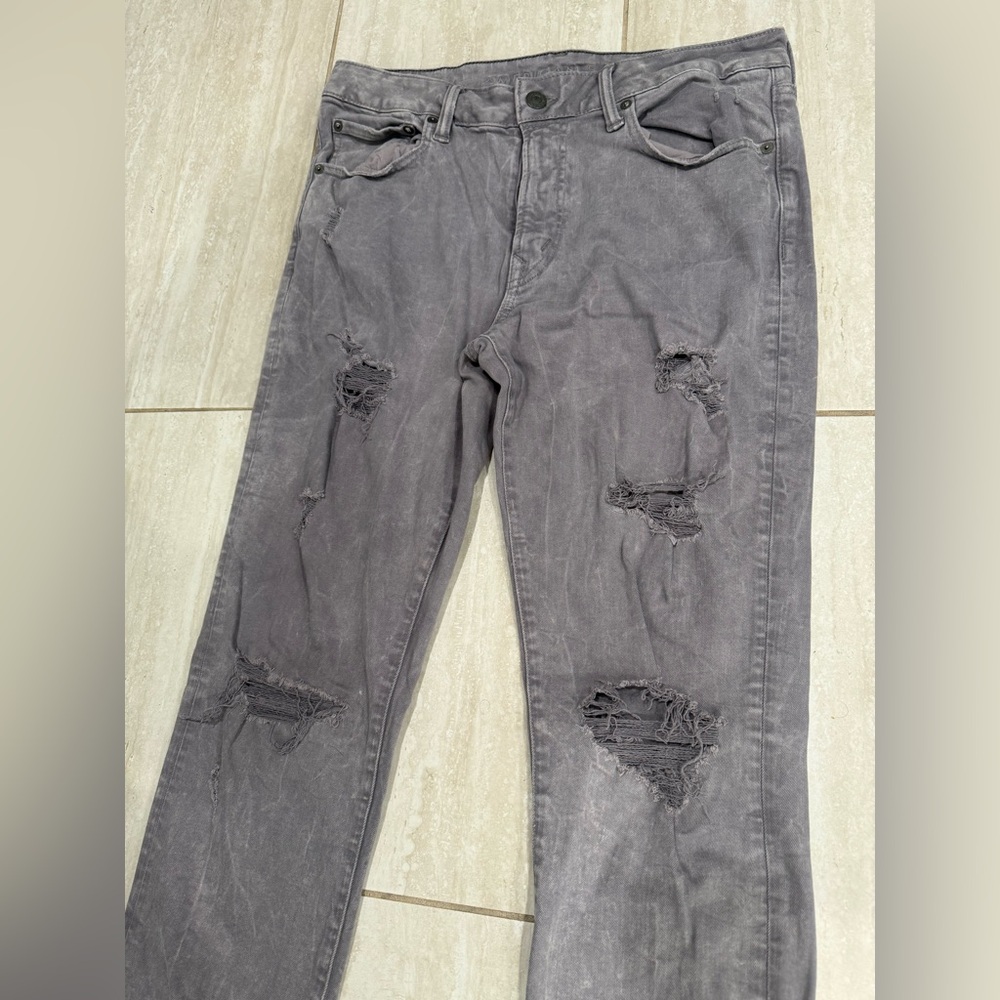 American Eagle Outfitters Men's Skinny Jeans in Gray